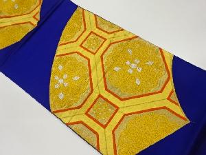 地紙に蜀江・華紋模様織出し袋帯